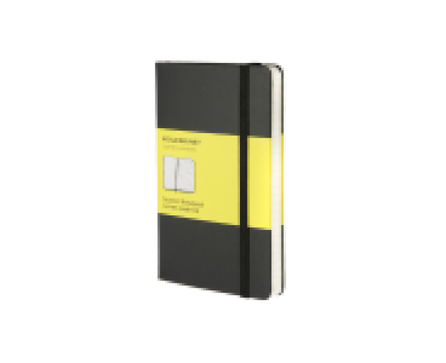 Moleskine jegyzetfüzet Pocket 192lap sima fekete
