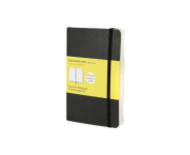 Moleskine jegyzetfüzet Pocket 192lap vonalas fekete