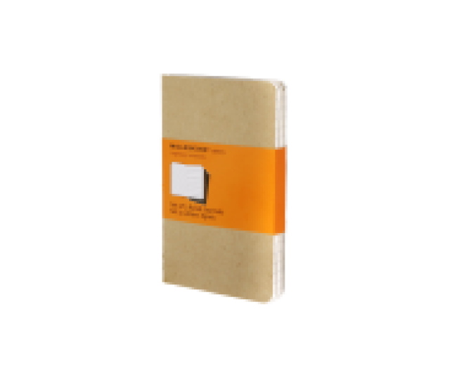 Moleskine jegyzetfüzet Pocket 64lap barna vonalas 3db/csomag