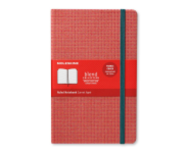 Moleskine notesz vonalas Large Blend textil piros