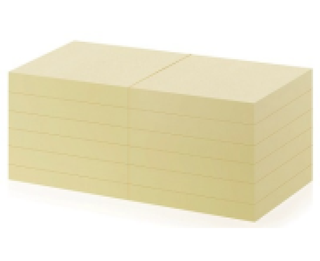 OD újrahasznosított jegyzettömb 76x76 mm