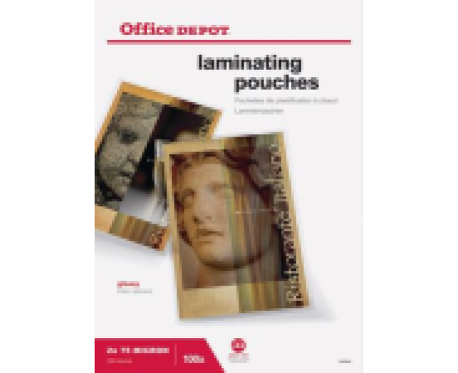 Office Depot A3 lamináló fólia 150mic(2x75mic) 100db/cs