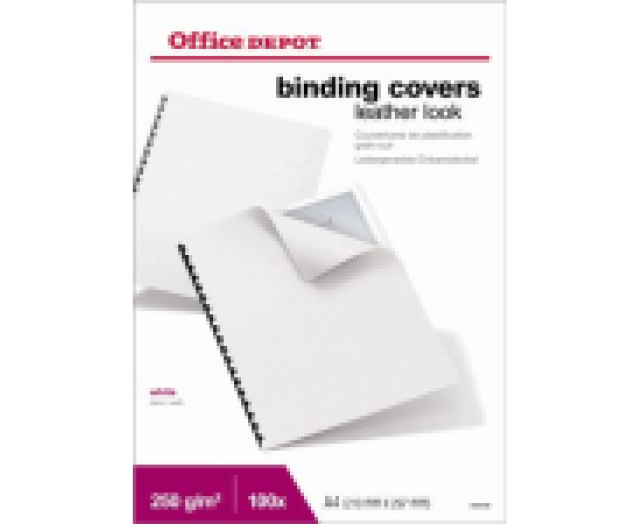 Office Depot A4 hátlap,100db/cs, bőrhatású feh