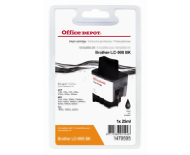 Office Depot Brother LC900BK kompatibilis patron, fekete