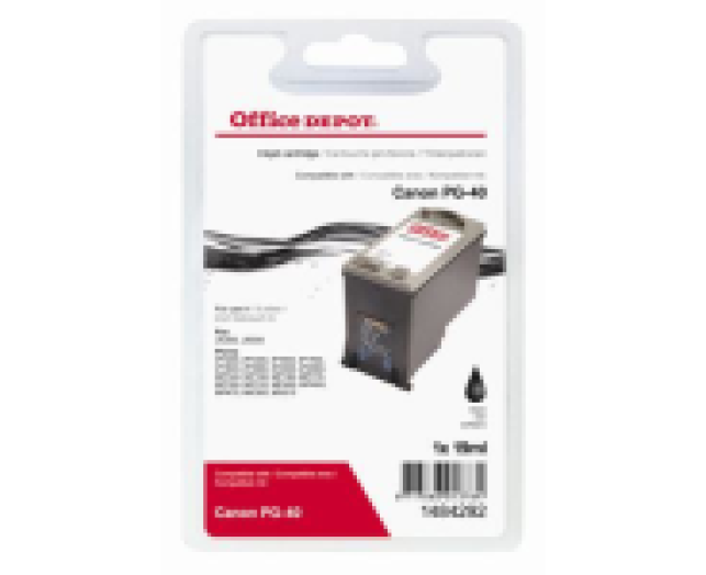Office Depot Canon PG40 kompatibilis patron, fekete