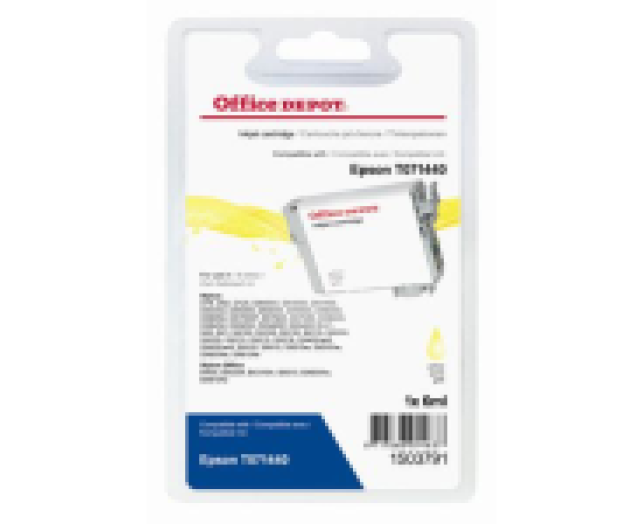 Office Depot Epson T071440 kompatibilis patron, sárga