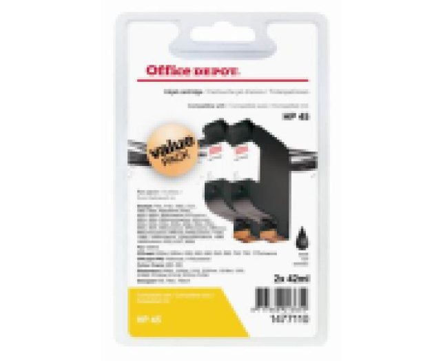 Office Depot HP 51645A/2x45 kompatibilis patron, fekete