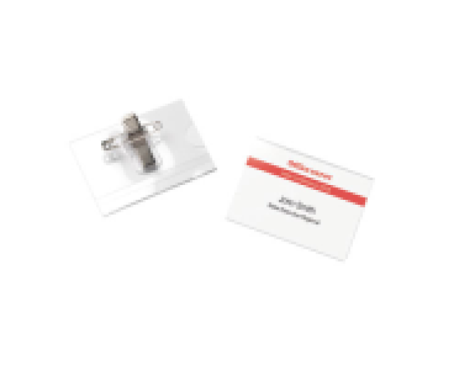 Office Depot kombinált névkitűző 90x60 mm fekvő 50 db
