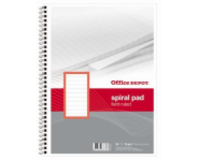 Office Depot lefűzhető spirálfüzet A4+