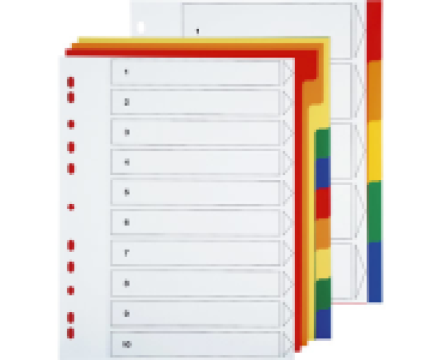 Office Depot műanyag elválasztólap Maxi