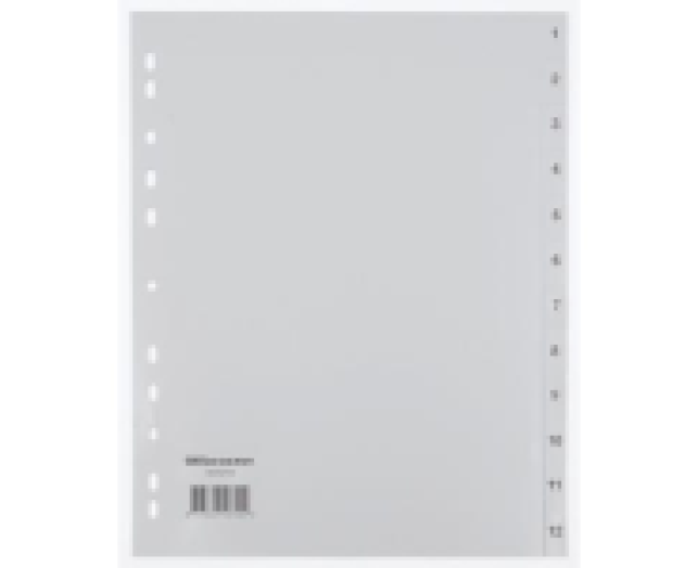 Office Depot műanyag maxi regiszter A4+