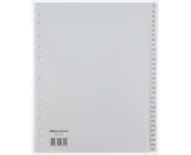 Office Depot műanyag maxi regiszter A4+