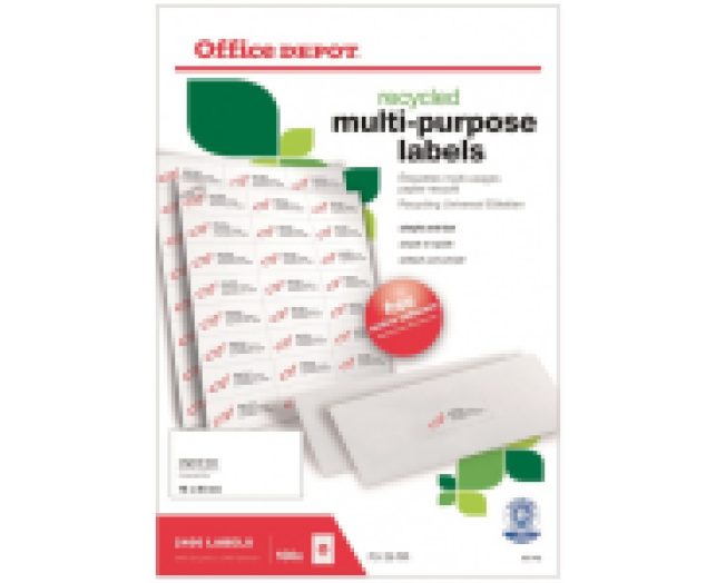 Office Depot univerzális eco etikett