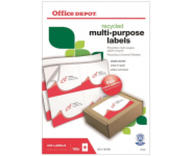 Office Depot univerzális eco etikett