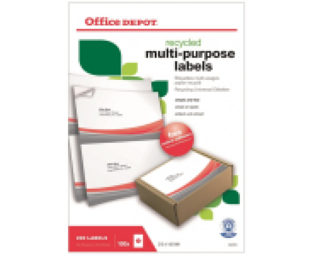 Office Depot univerzális eco etikett