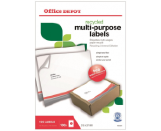 Office Depot univerzális eco etikett