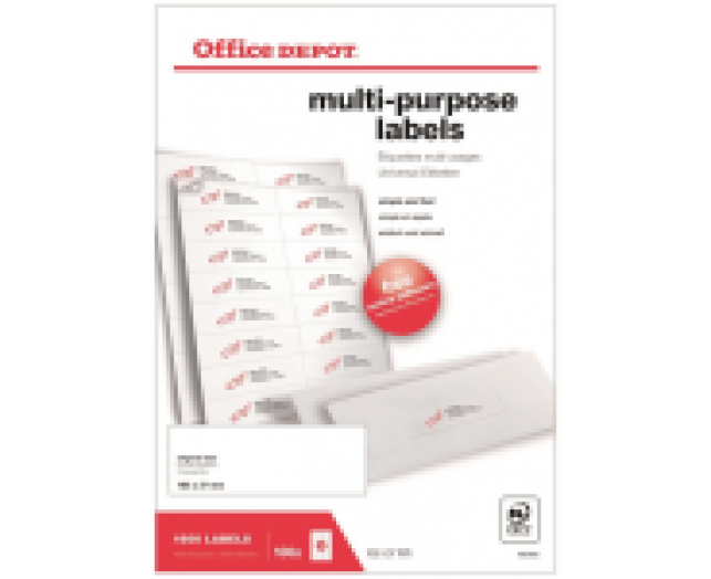 Office Depot univerzális etikett