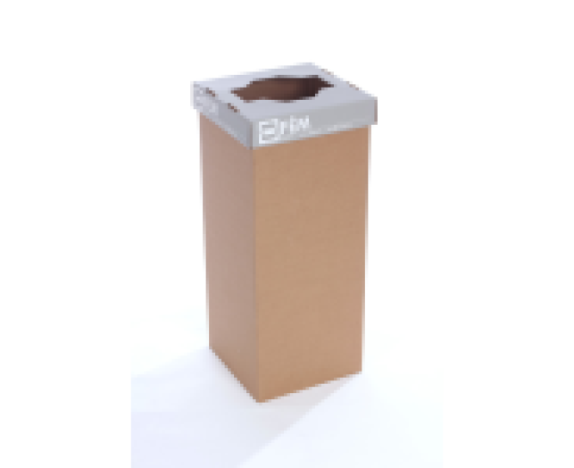 Office környezetbarát szelekt. kuka fém szürke tető