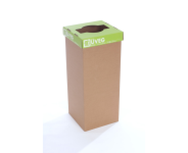 Office környezetbarát szelekt. kuka üveg zöld tető