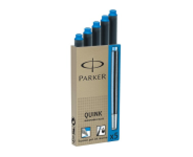 Parker tintapatron kék 5 db