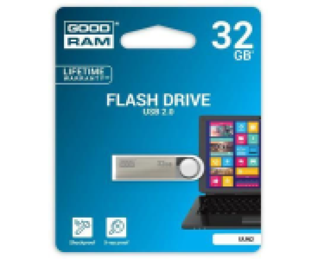 Pendrive 32GB GOODRAM UNITY USB2.0, fémház