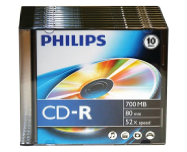 Philips CD-R80 slim írható CD