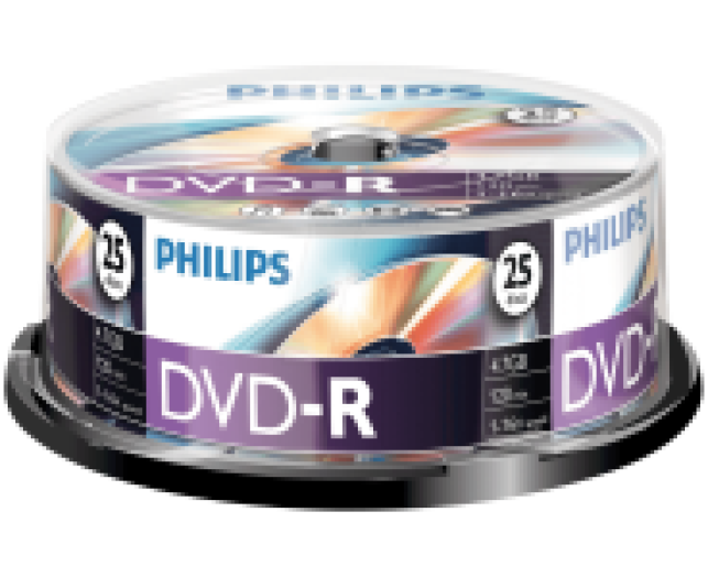 Philips DVD-R47CB*25 cake-box