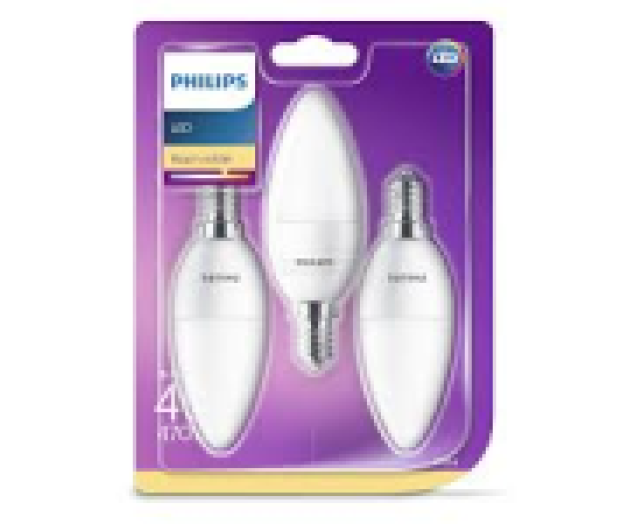 Philips LED Classic izzó 40W B35 E14 WW FR ND 3db/cs
