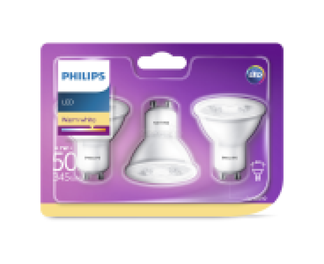 Philips LED Classic izzó 50W GU10 WW 230V 36D 3db/cs
