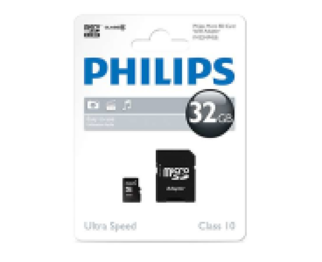Philips MicroSDHC Cl10 32 GB