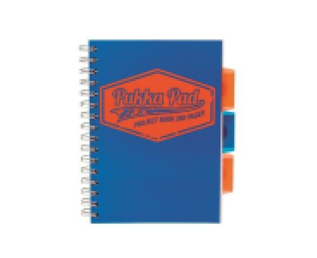 Pukka Pad Project Book Neon spirálfüzet B5 kockás kék