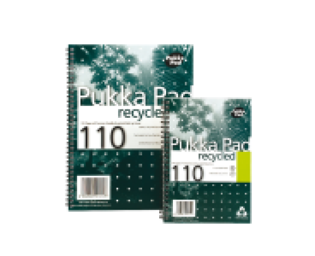 Pukka pad Recycled Spirálfüzet 110 oldalas