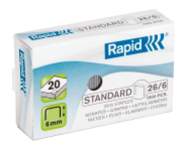 Rapid Standard fűzőkapocs 1000 db/doboz