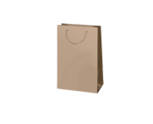 Redőnyomott öko tasak R-Kraft brown