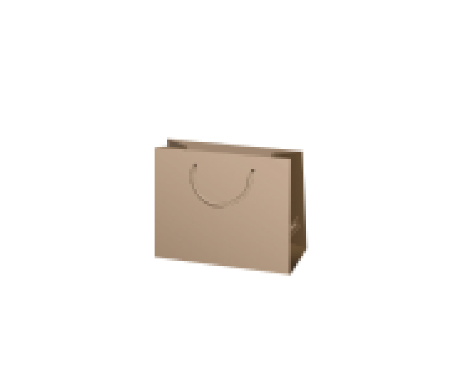 Redőnyomott öko tasak R-Kraft brown
