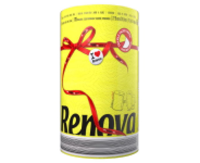 Renova Rl konyhai papírtörlő sárga 2 réteg 1 tekercs