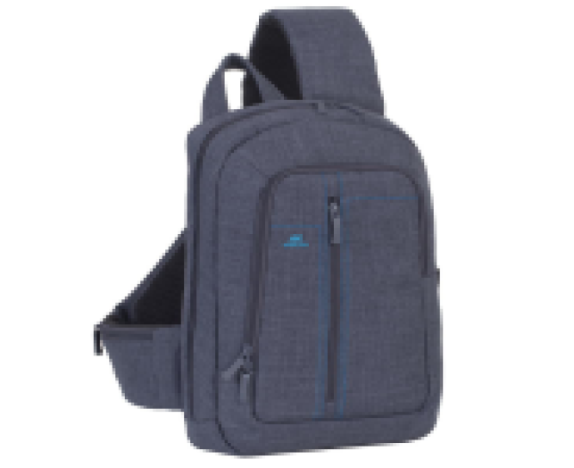 RIVACASE Canvas Notebook táska 13,3'' szürke