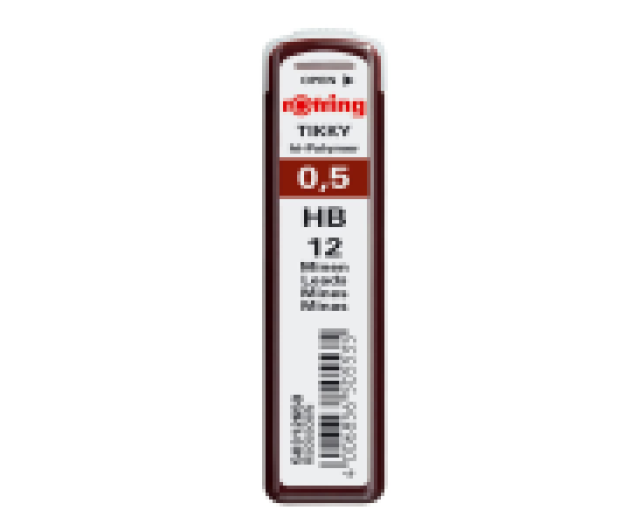 Rotring nyomósirón betét  0,5mm 12db