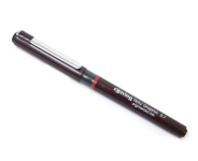 Rotring Tikky Graphic tűfilc 0,7mm, BL, borvörös