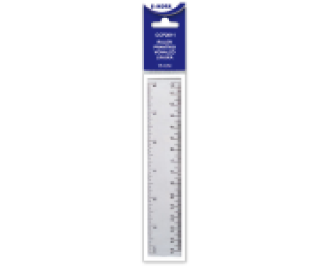 Vonalzó 15cm csomagolt