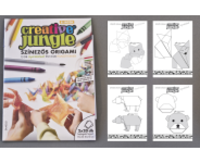 Sakota Creative Jungle színezős origami lap