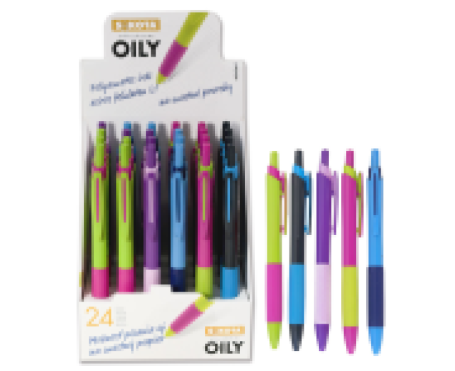 Sakota Oily golyóstoll 0,7mm kék tinta vegyes színek