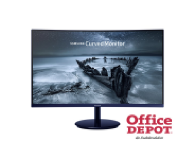 Samsung 27" C27H580FDU LED HDMI Display port ívelt fényes kék-fekete monitor