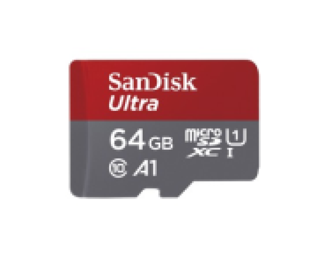SANDISK MICROSD ULTRA 64GB 100MB/s CL10/UHS-I/A1