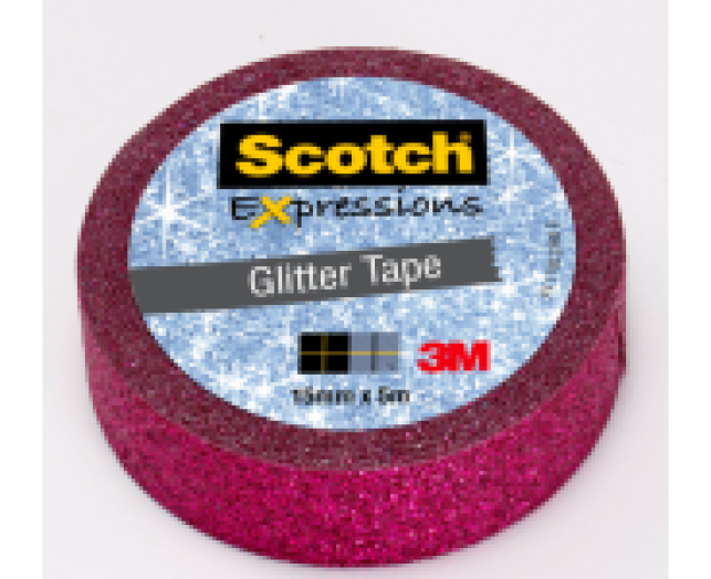 Scotch Expression csillogó ragasztószalag 15 mm x 5 m
