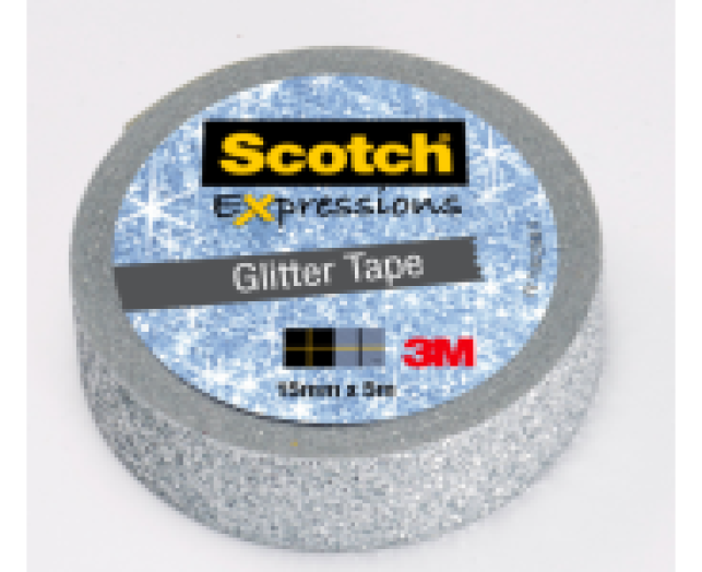 Scotch Expression csillogó ragasztószalag 15 mm x 5 m