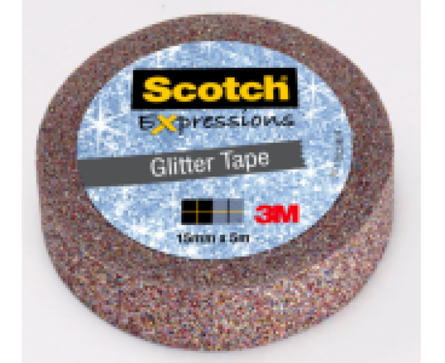 Scotch Expression csillogó ragasztószalag 15 mm x 5 m