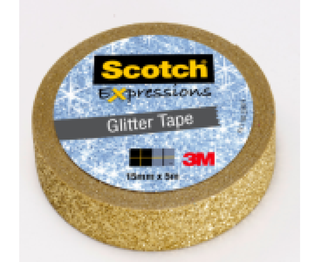 Scotch Expression csillogó ragasztószalag 15 mm x 5 m