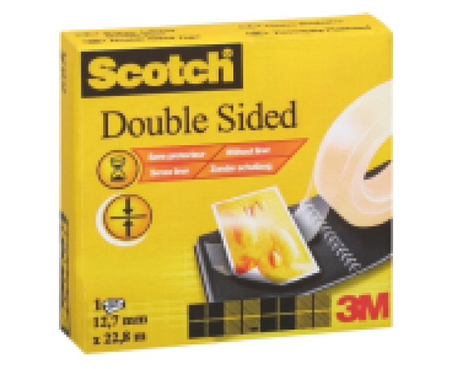 Scotch kétoldalas ragasztószalag 12 mm x 33 m