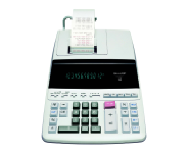 Sharp EL-2607-PGY szalagos számológép